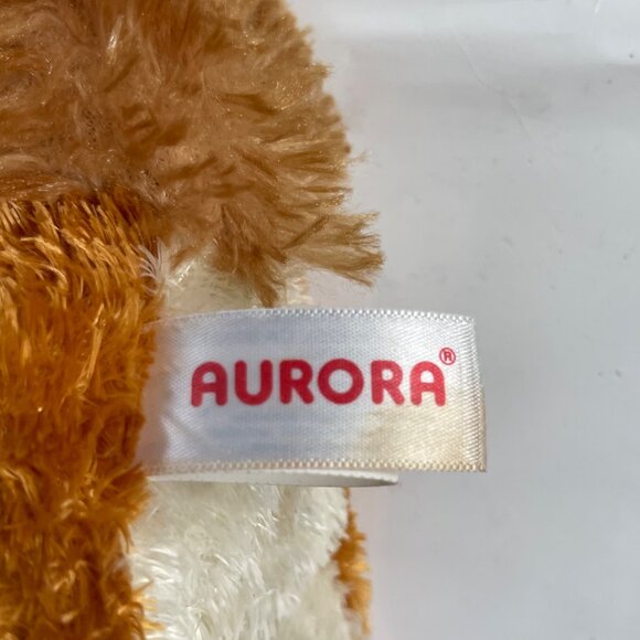 Aurora Plush Squirrel Stuffed Animal Toy 7" Brown & White Polyester Fibers - Picture 4 of 8